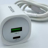 شارژر دیواری 30 وات دو پورت اکسیژن مدل CH-10 به همراه کابل USB-C